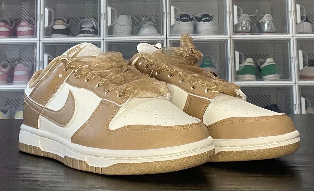 Nike Dunk Low Next Nature Parachute Beige Ribbon Laces 5.5W/4Y